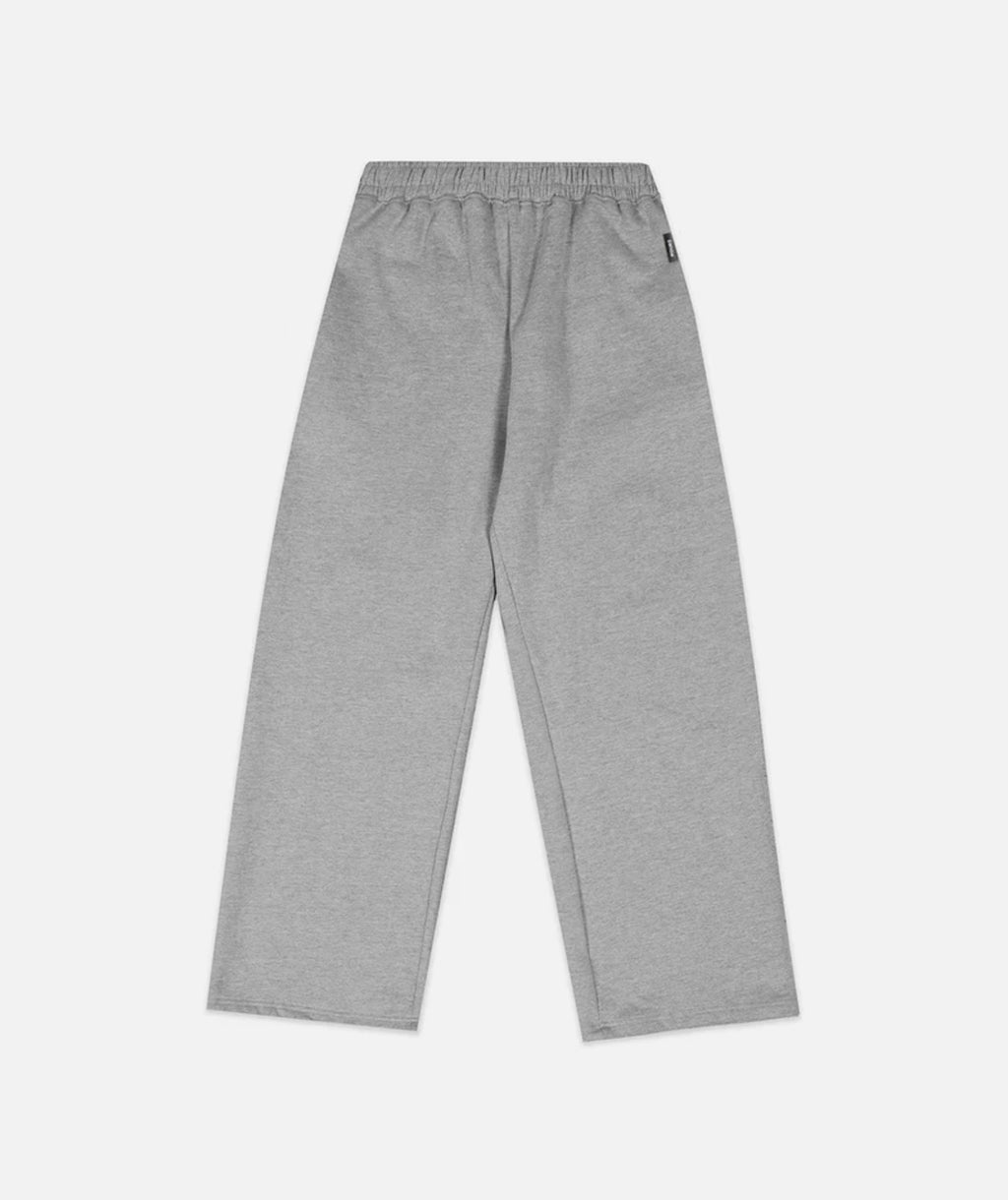 STRAIGHT LEG SWEATPANTS - MARL GRAY