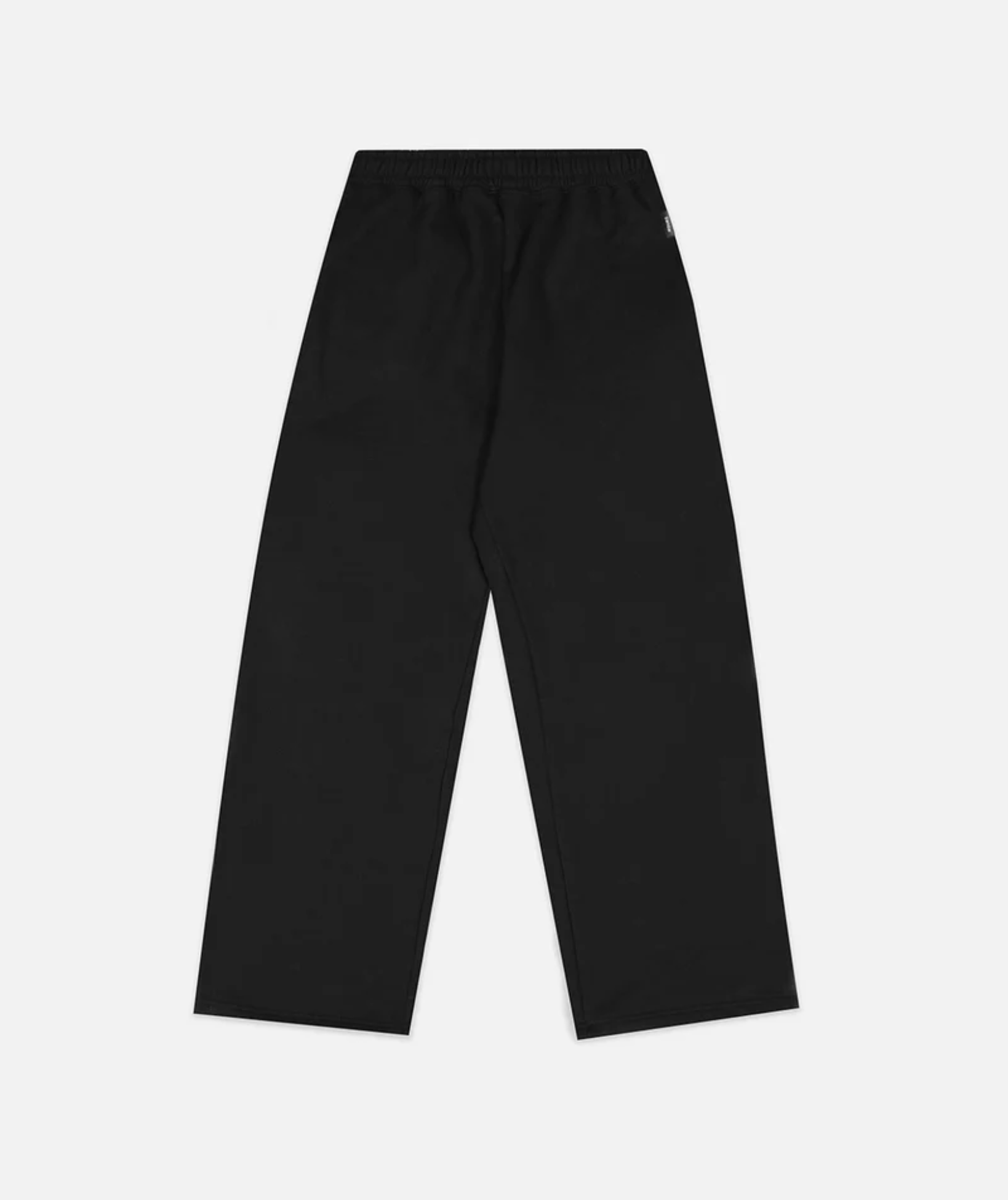 STRAIGHT LEG SWEATPANTS - BLACK