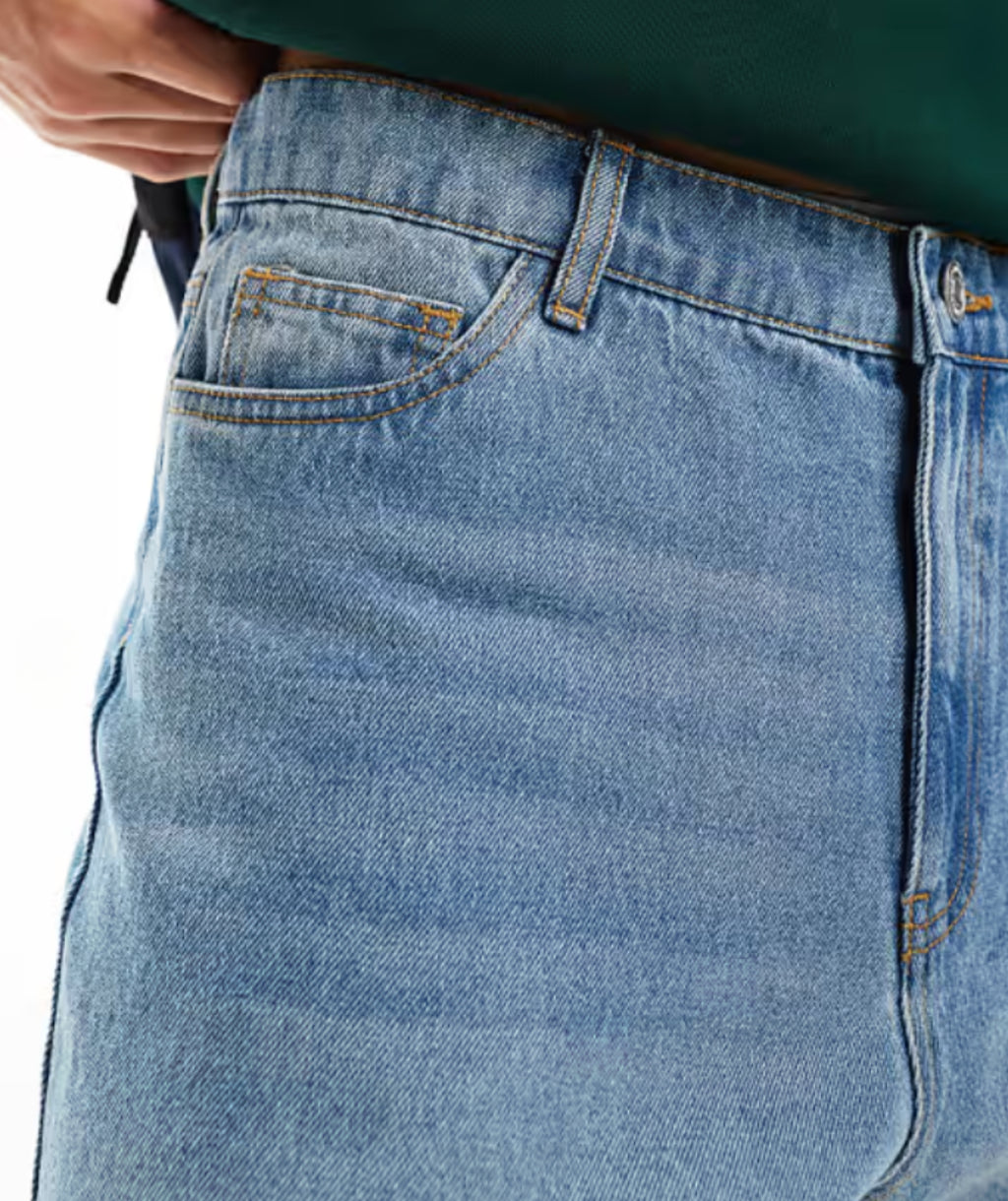 BAGGY WASHED DENIM - BLUE