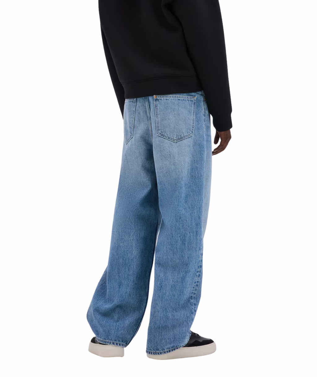 BAGGY WASHED DENIM - BLUE