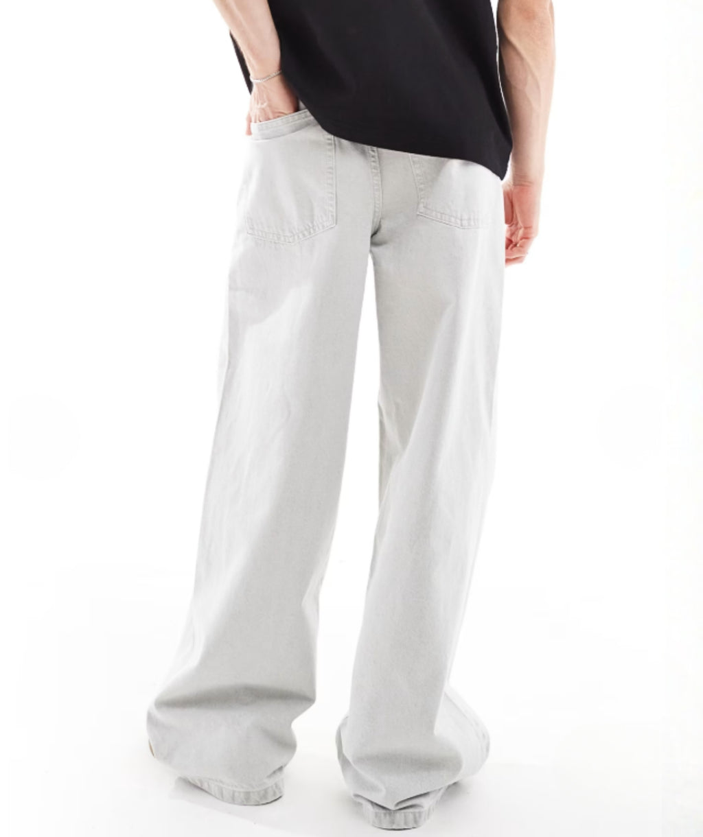 BAGGY WASHED DENIM - ICE