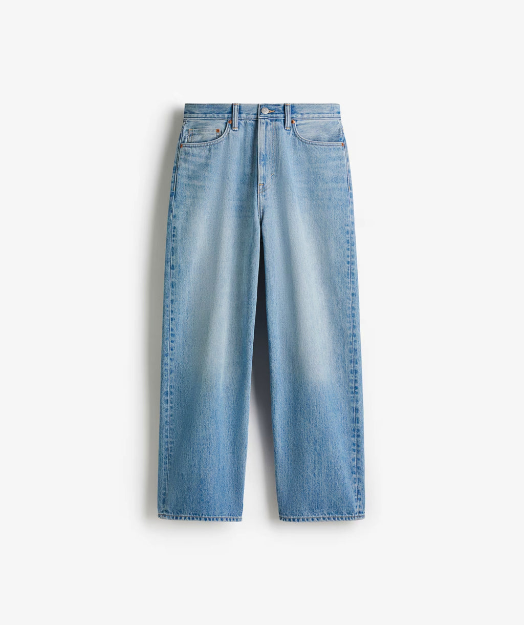 BAGGY WASHED DENIM - BLUE