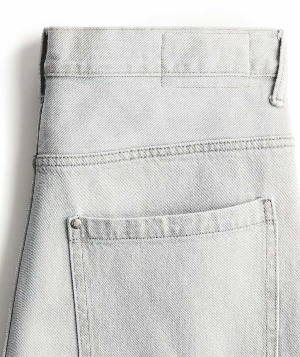 BAGGY WASHED DENIM - ICE