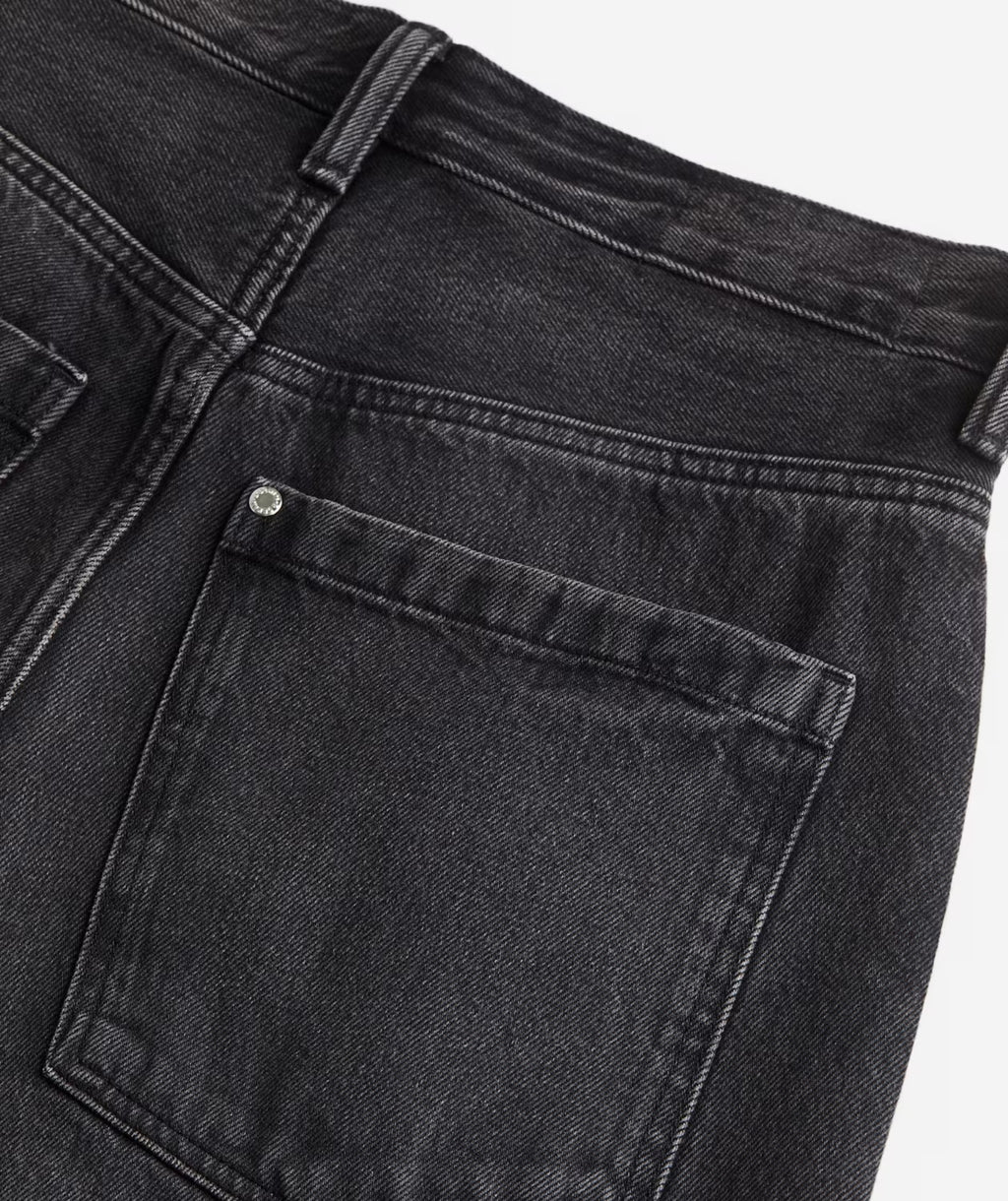 BAGGY WASHED DENIM - GREY