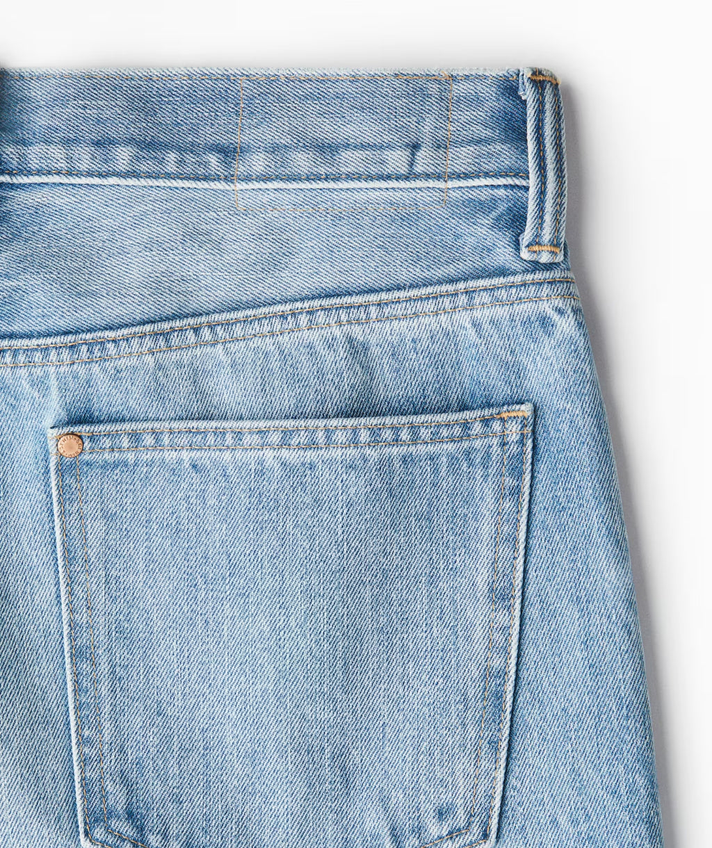 BAGGY WASHED DENIM - BLUE