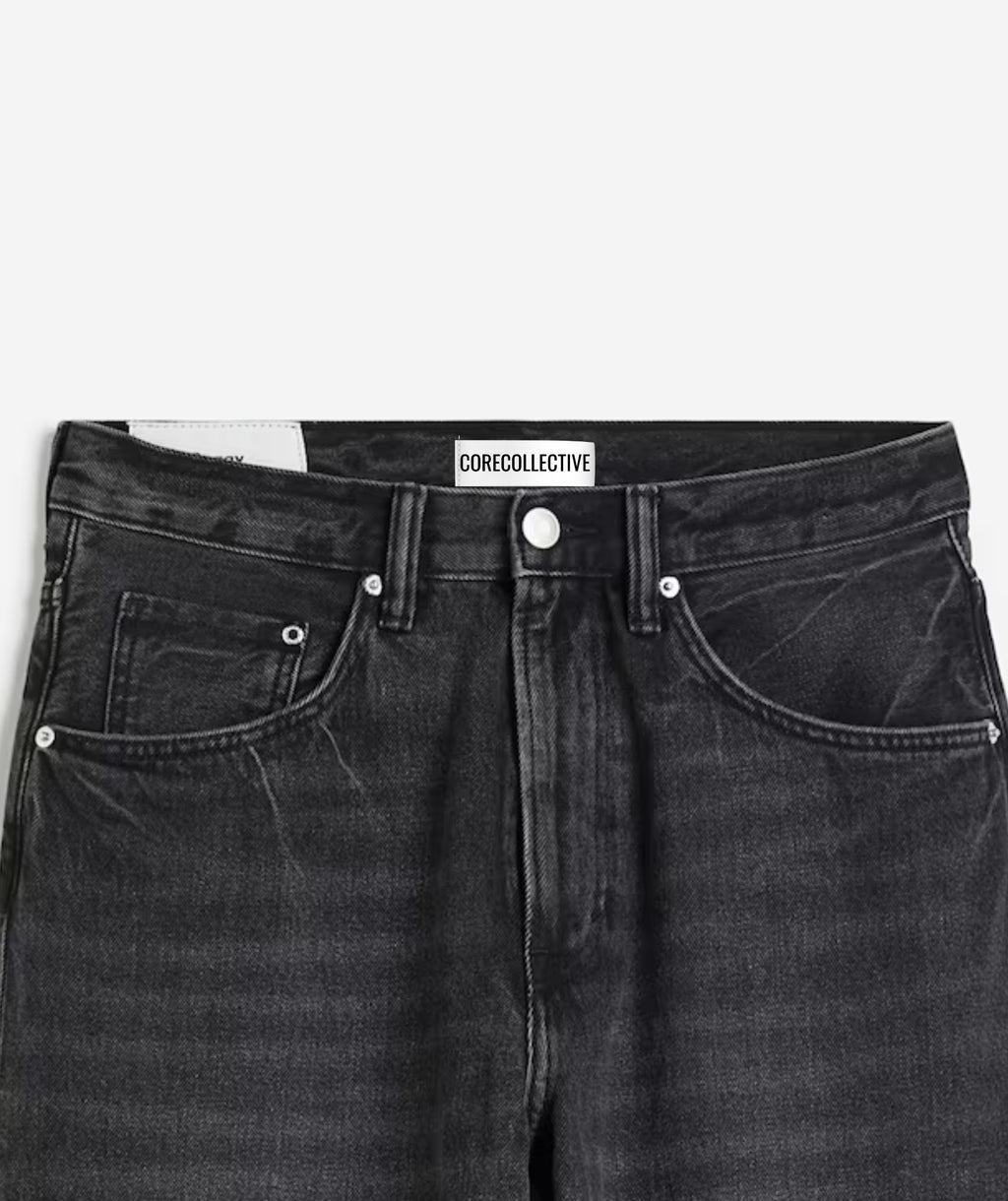 BAGGY WASHED DENIM - GREY