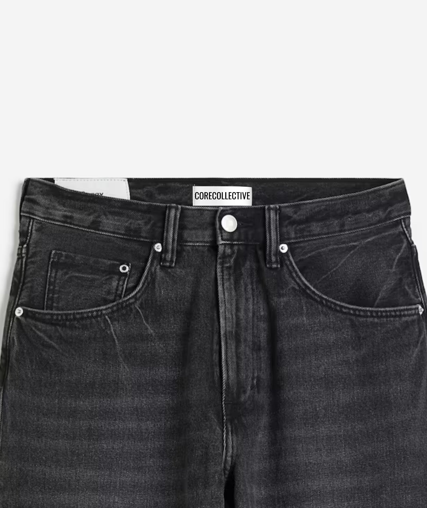 BAGGY WASHED DENIM - GREY