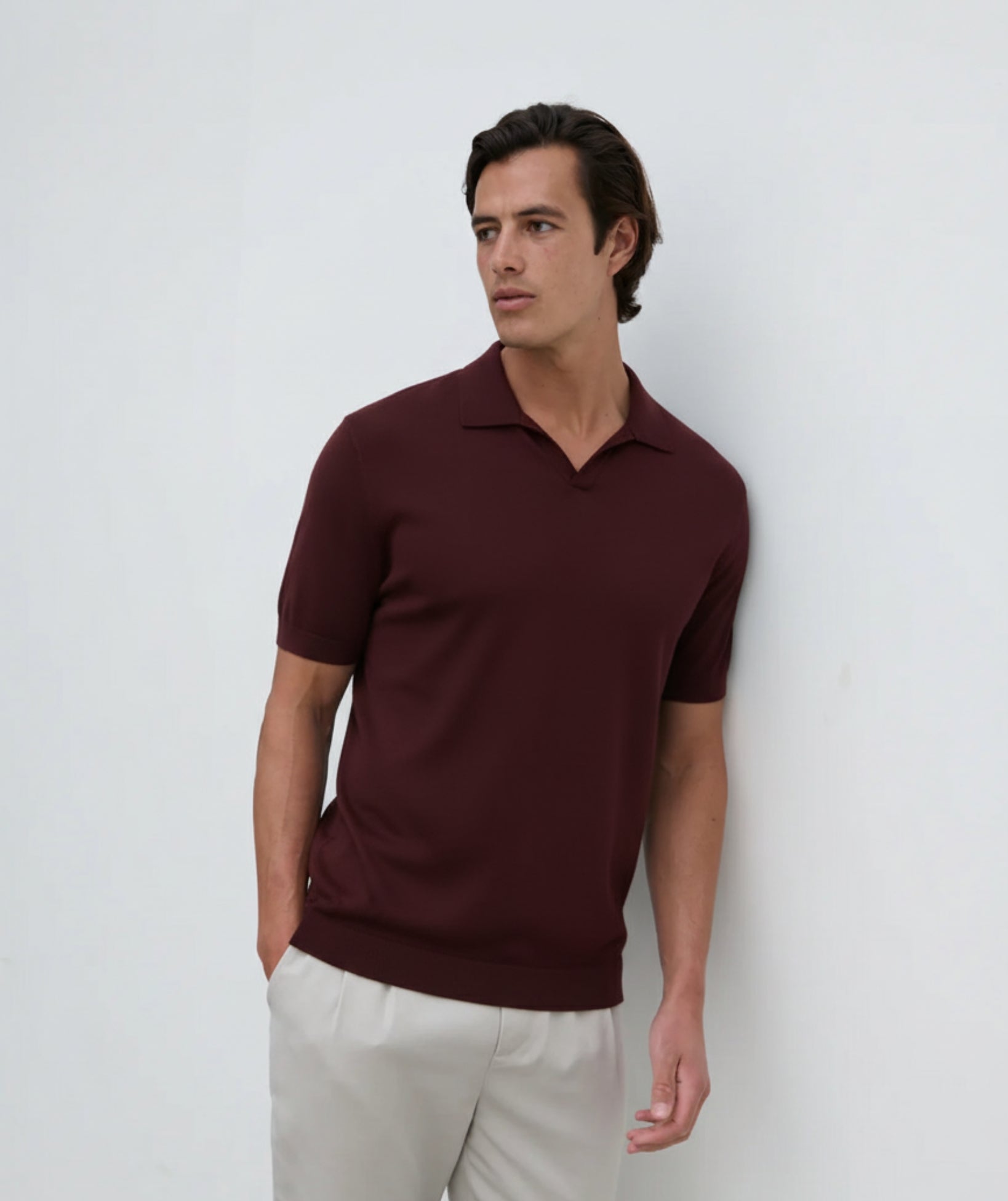 POLO SHIRT - DARK MAROON