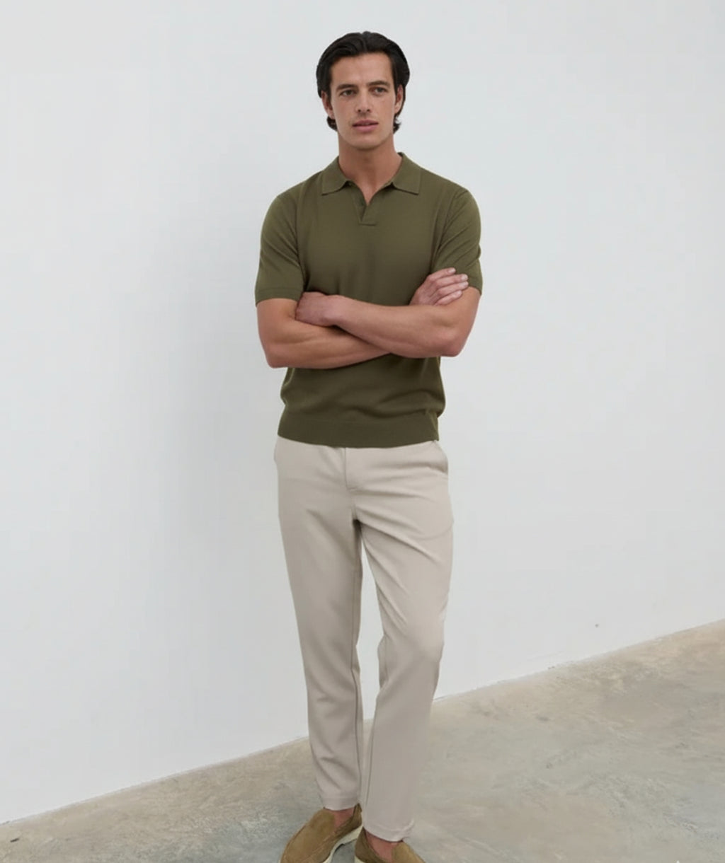 POLO SHIRT - OLIVE GREEN