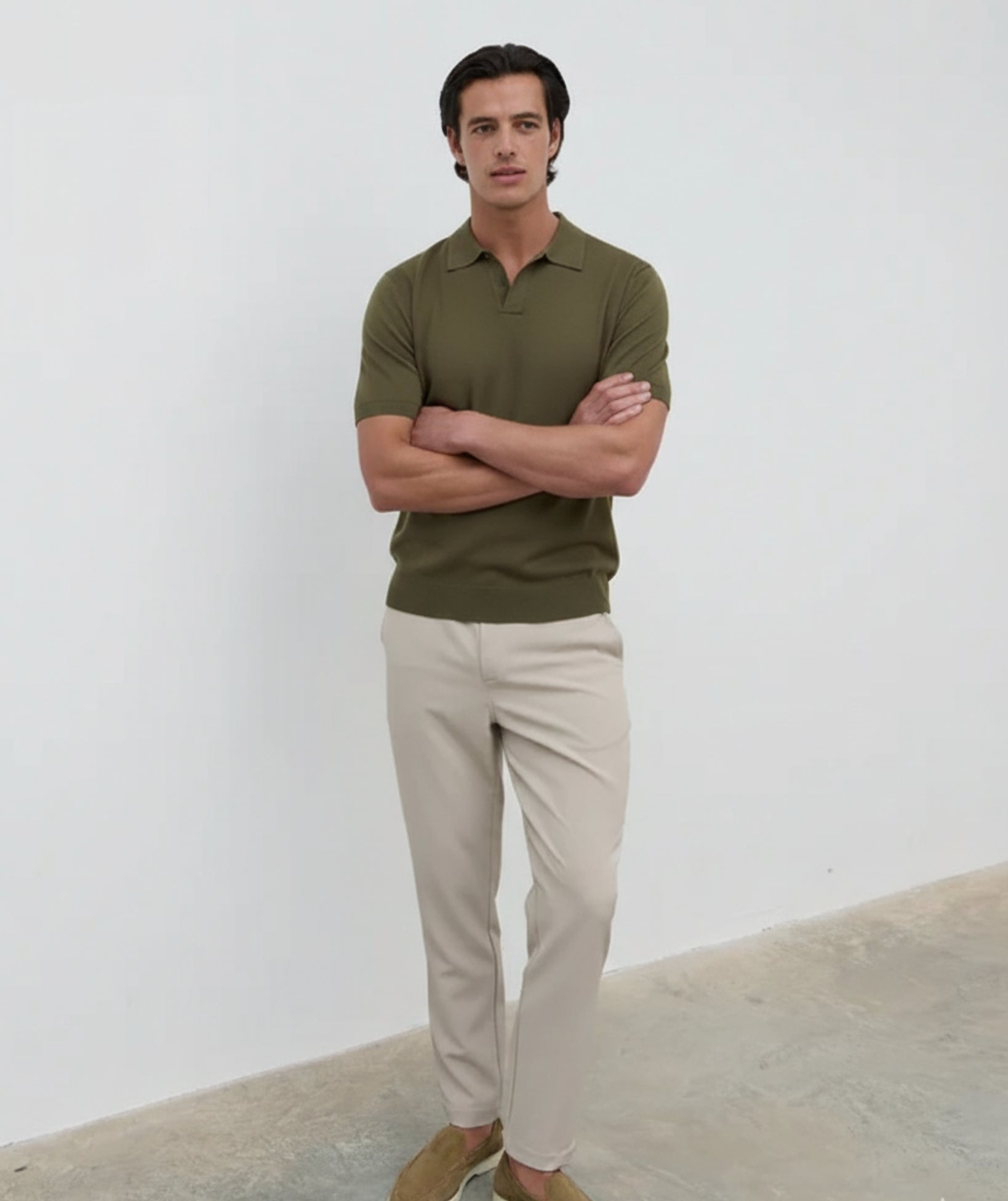 POLO SHIRT - OLIVE GREEN