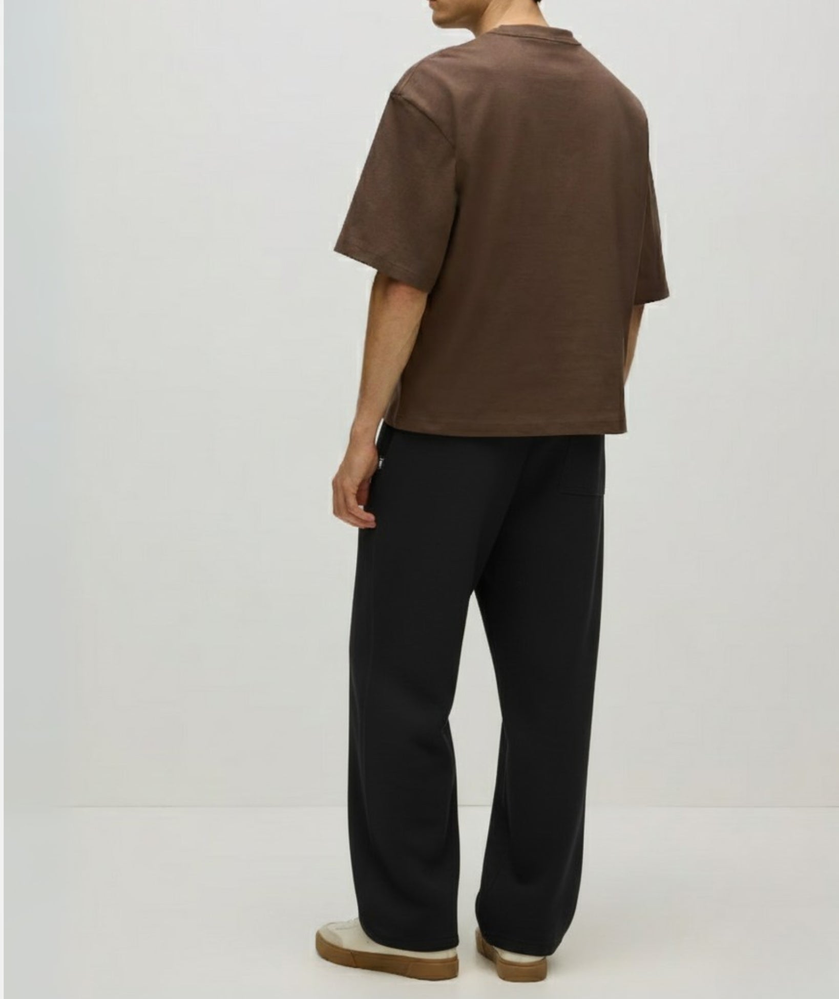 OVERSIZED T-SHIRT - BROWN