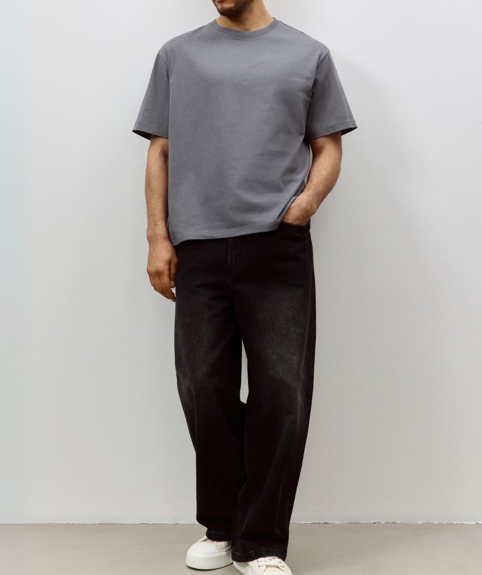 OVERSIZED T-SHIRT - STEEL GRAY