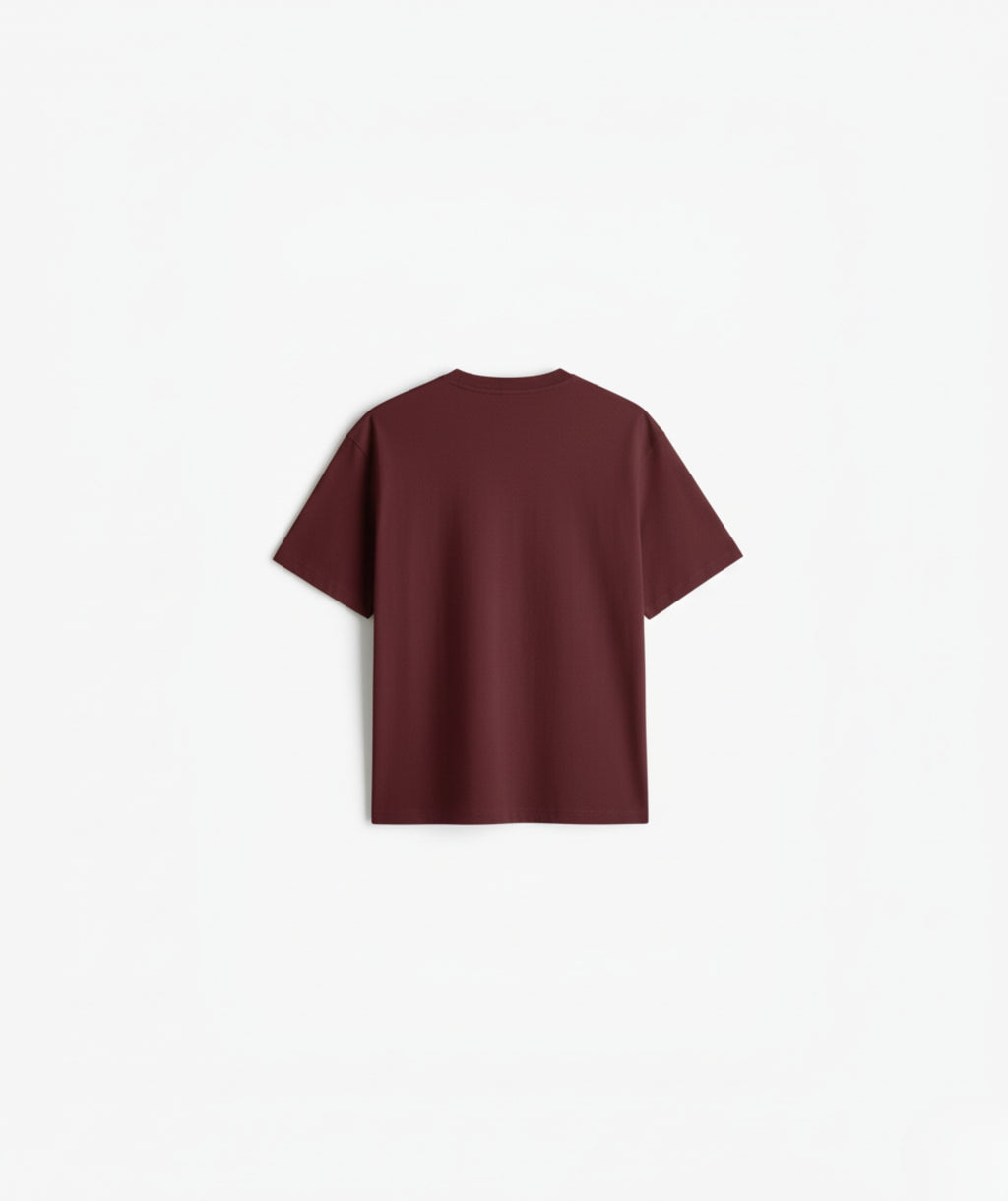 OVERSIZED T-SHIRT - MAROON