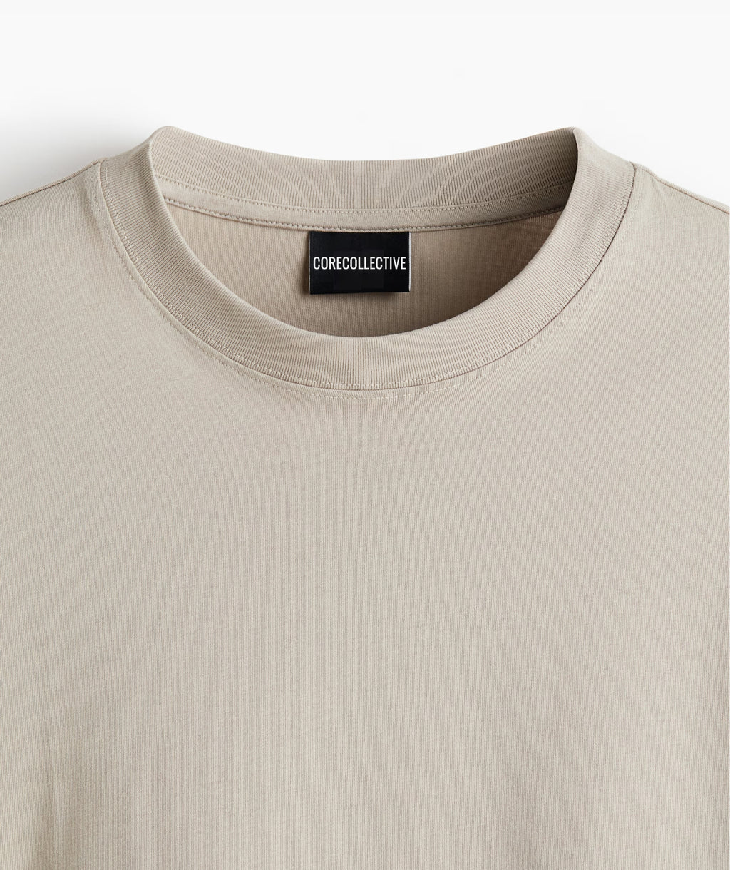 OVERSIZED T-SHIRT - BEIGE