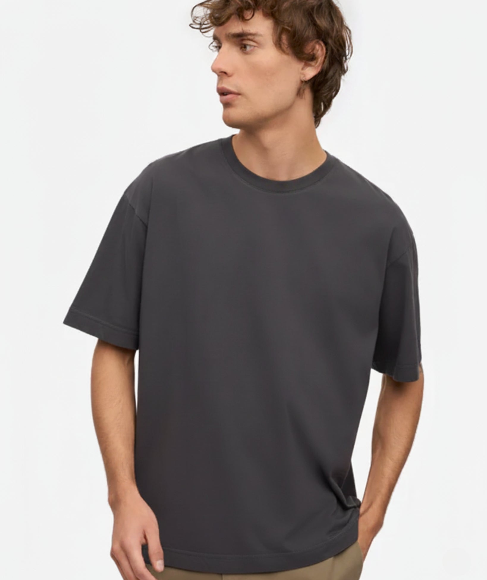 OVERSIZED T-SHIRT - DARK GRAY